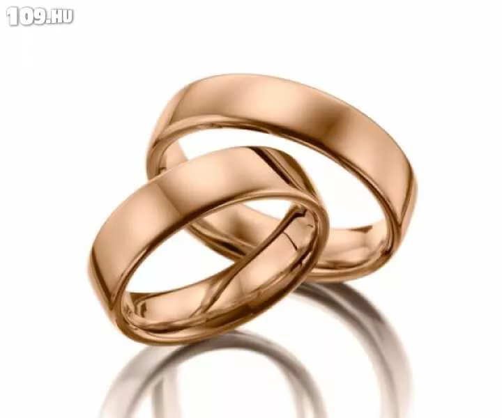 Karikagyűrű vörös arany, hagyományos